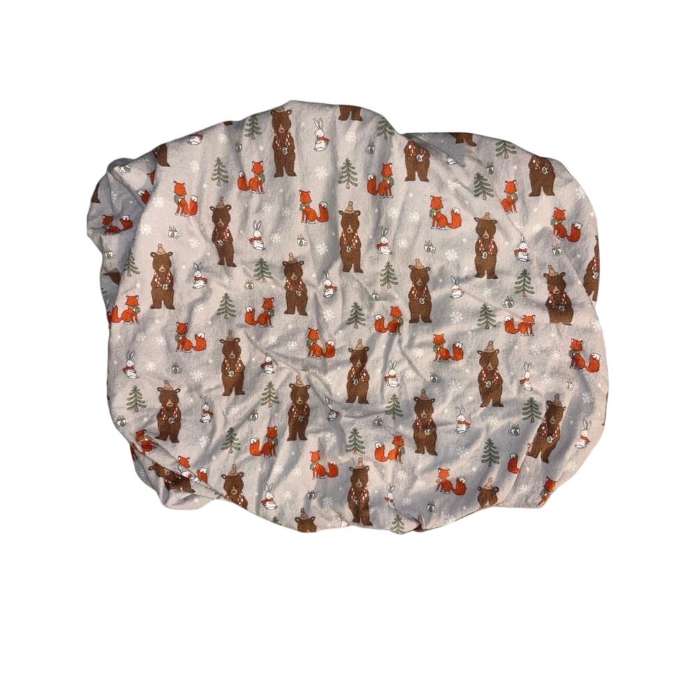 Trend Lab Baby Changing Table Pad Cover - Flannel Bears, Foxes, Rabbits